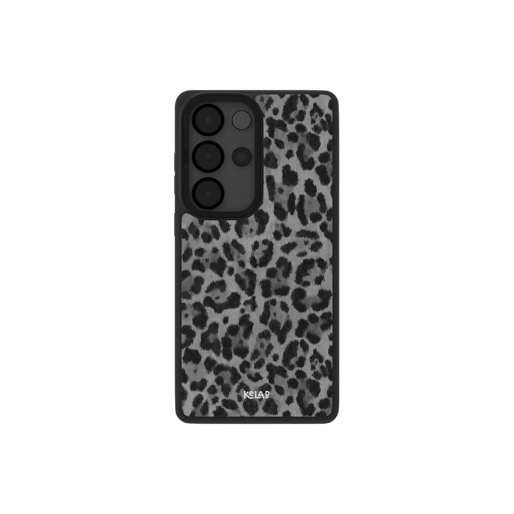 Lunar Roar | Gray Cheetah Print Samsung Phone Case