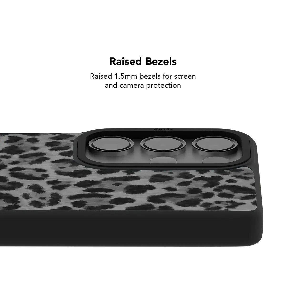 Lunar Roar | Gray Cheetah Print Samsung Phone Case