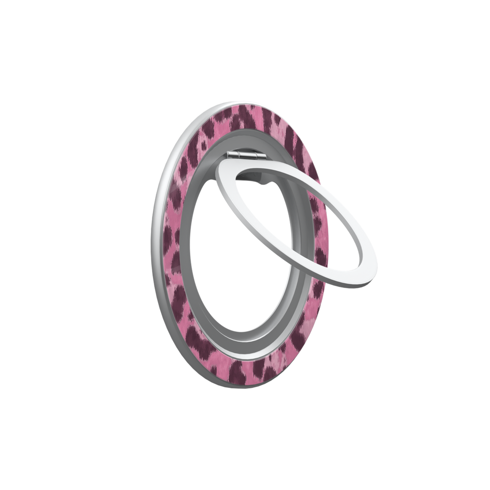 Wild Fuchsia | Pink Cheetah Print MagSafe Ring Stand