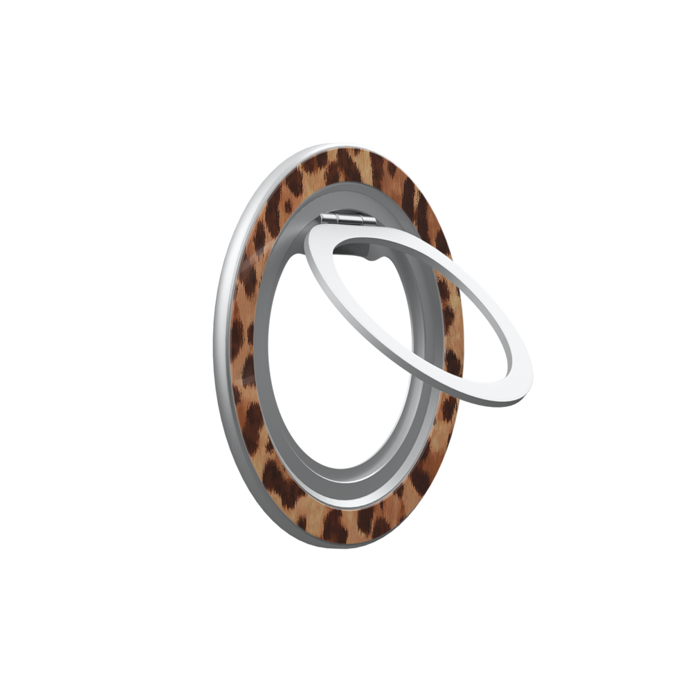 Golden Safari | Brown Toffee Cheetah Print MagSafe Ring Stand