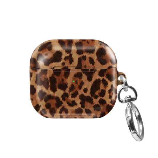 Golden Safari | Brown Toffee Cheetah AirPods Case