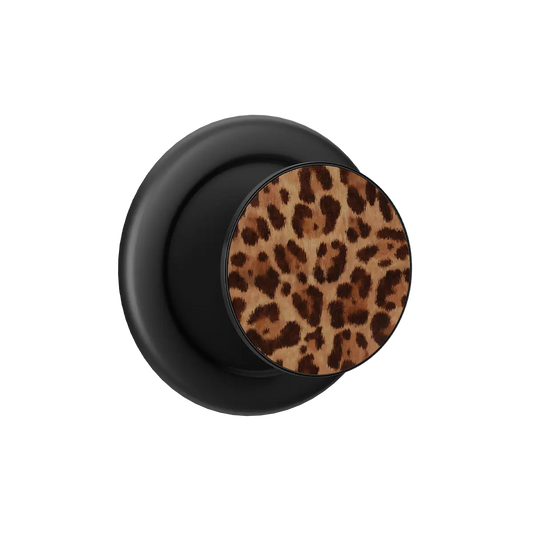 Golden Safari | Brown Toffee Cheetah Print MagSafe Phone Grip