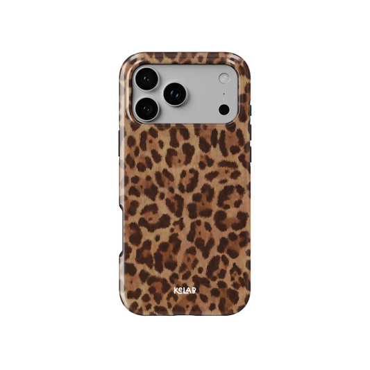 Golden Safari | Brown Toffee Cheetah Print iPhone Case