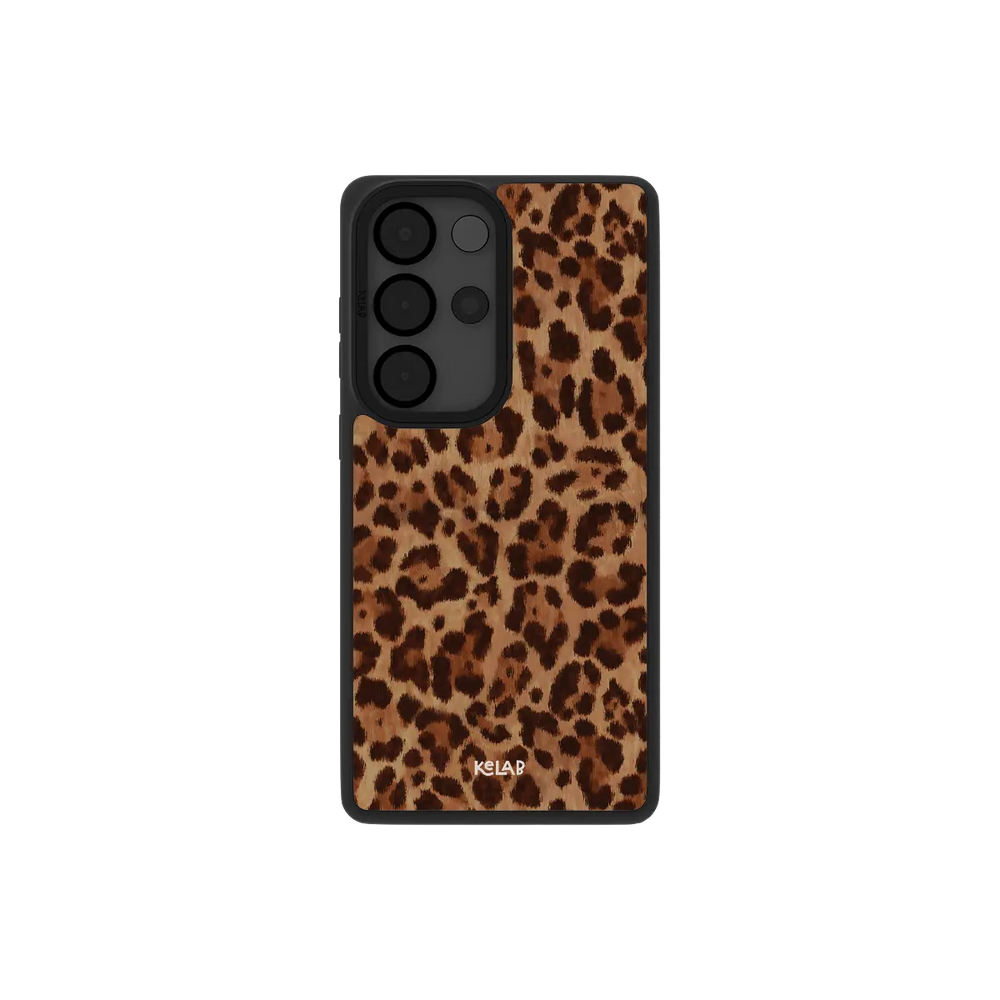 Golden Safari | Brown Toffee Cheetah Print Samsung Phone Case