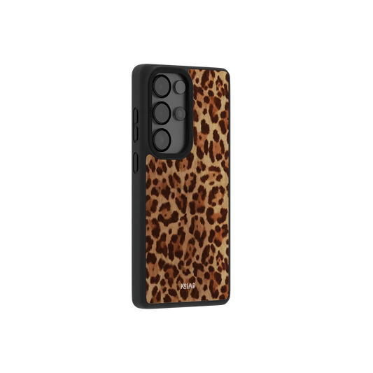 Golden Safari | Brown Toffee Cheetah Print Samsung Phone Case