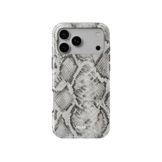 Smoke Scale | Grey Snakeskin iPhone Case