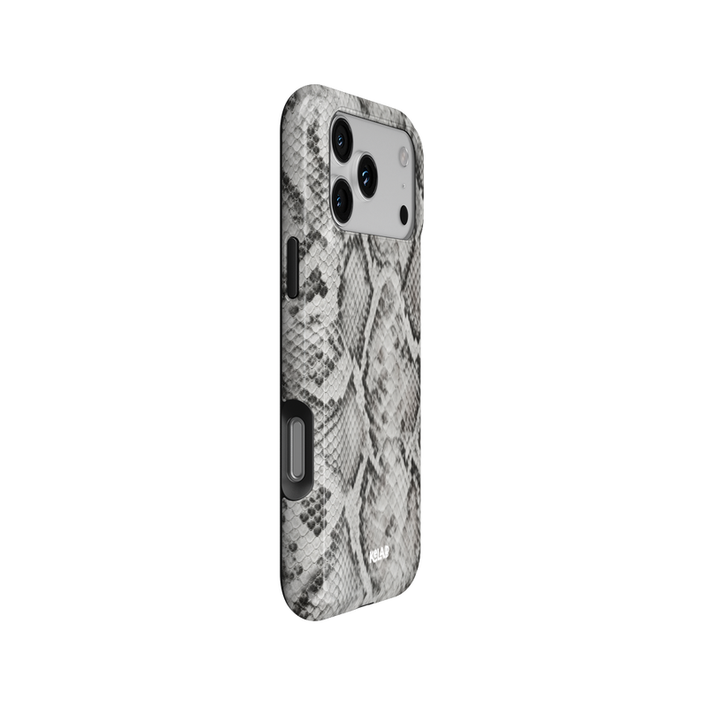 Smoke Scale | Grey Snakeskin iPhone Case