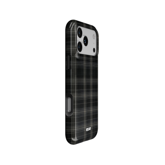 Midnight Tartan | Black Plaid iPhone Case