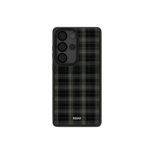 Midnight Tartan | Black Plaid Samsung Case