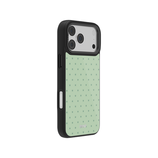 Thyme | Sage Green Star Print iPhone Case