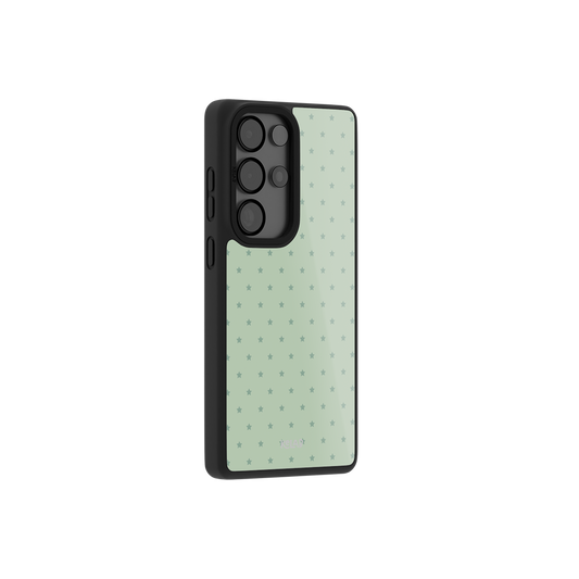 Thyme | Sage Green Star Print Samsung Case