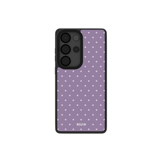 Iris | Lilac Purple Star Print Samsung Case