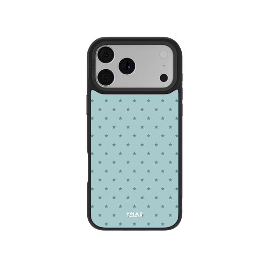 Seaglass | Aqua Star Print iPhone Case