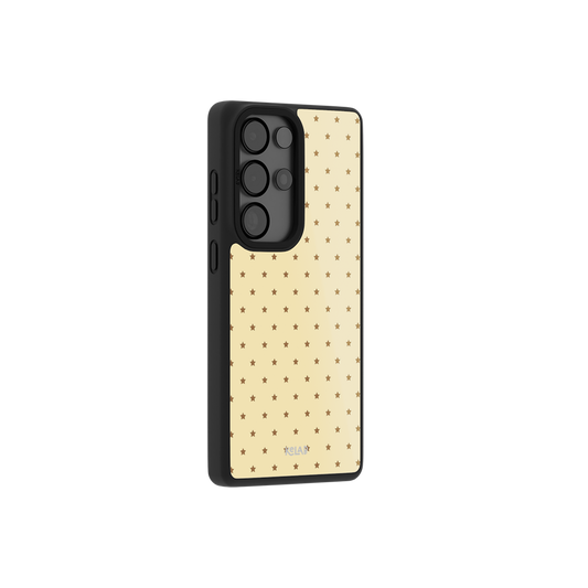 Butterscotch | Butter Yellow Star Print Samsung Case