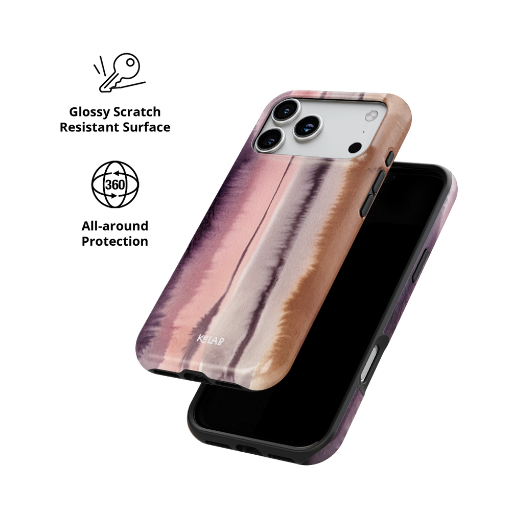 Duskline | Purple Ombre iPhone Case