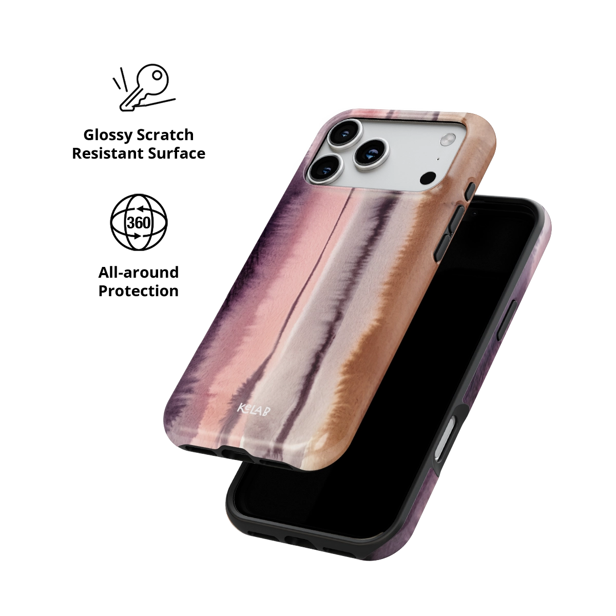 Duskline | Purple Ombre iPhone Case