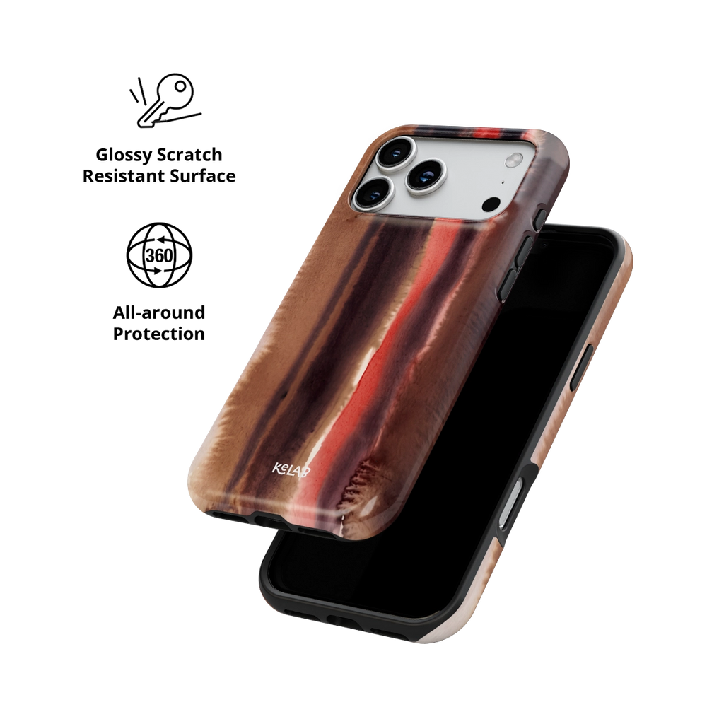 Copperline | Brown Copper Ombre iPhone Case