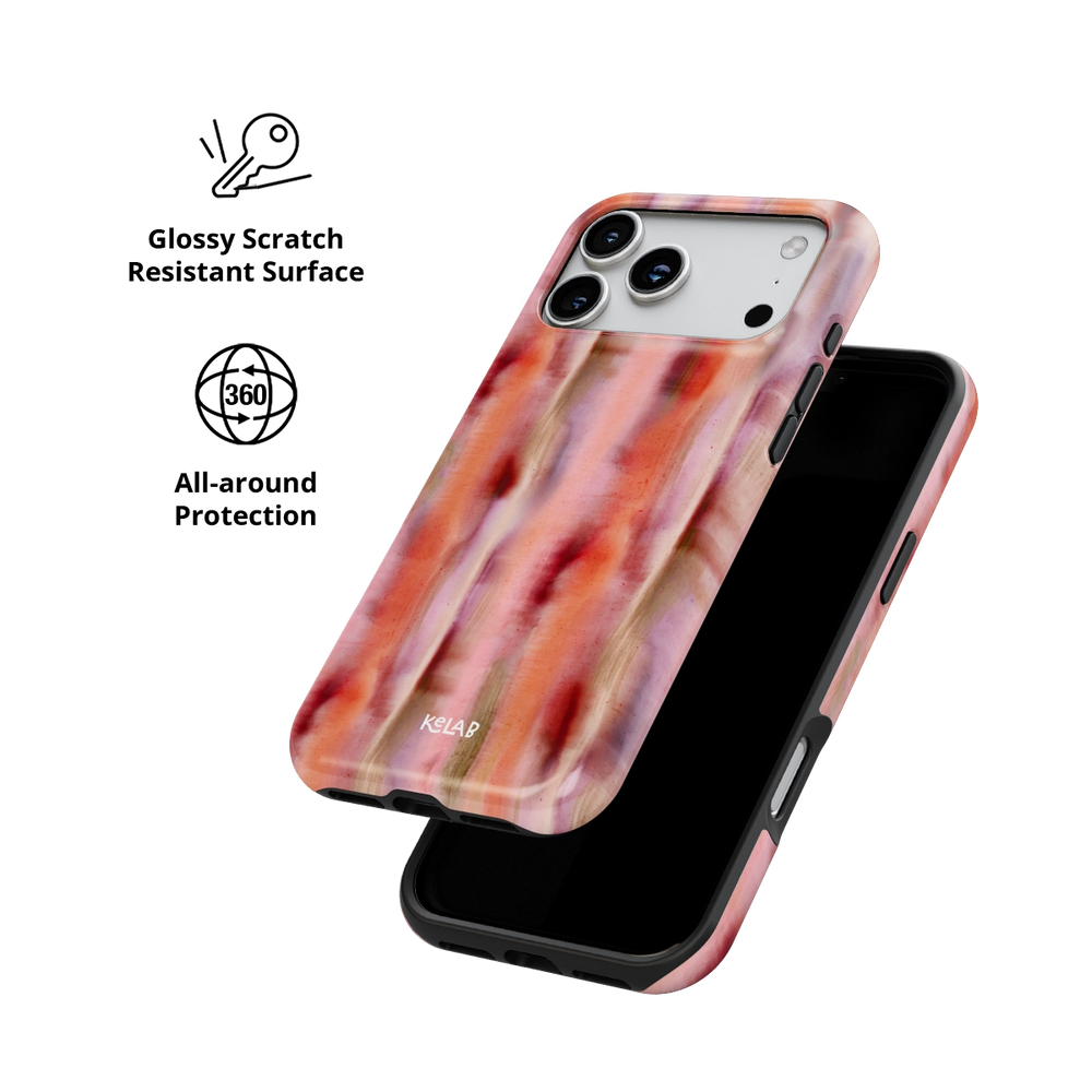 Coralline | Pink Coral Ombre iPhone Case