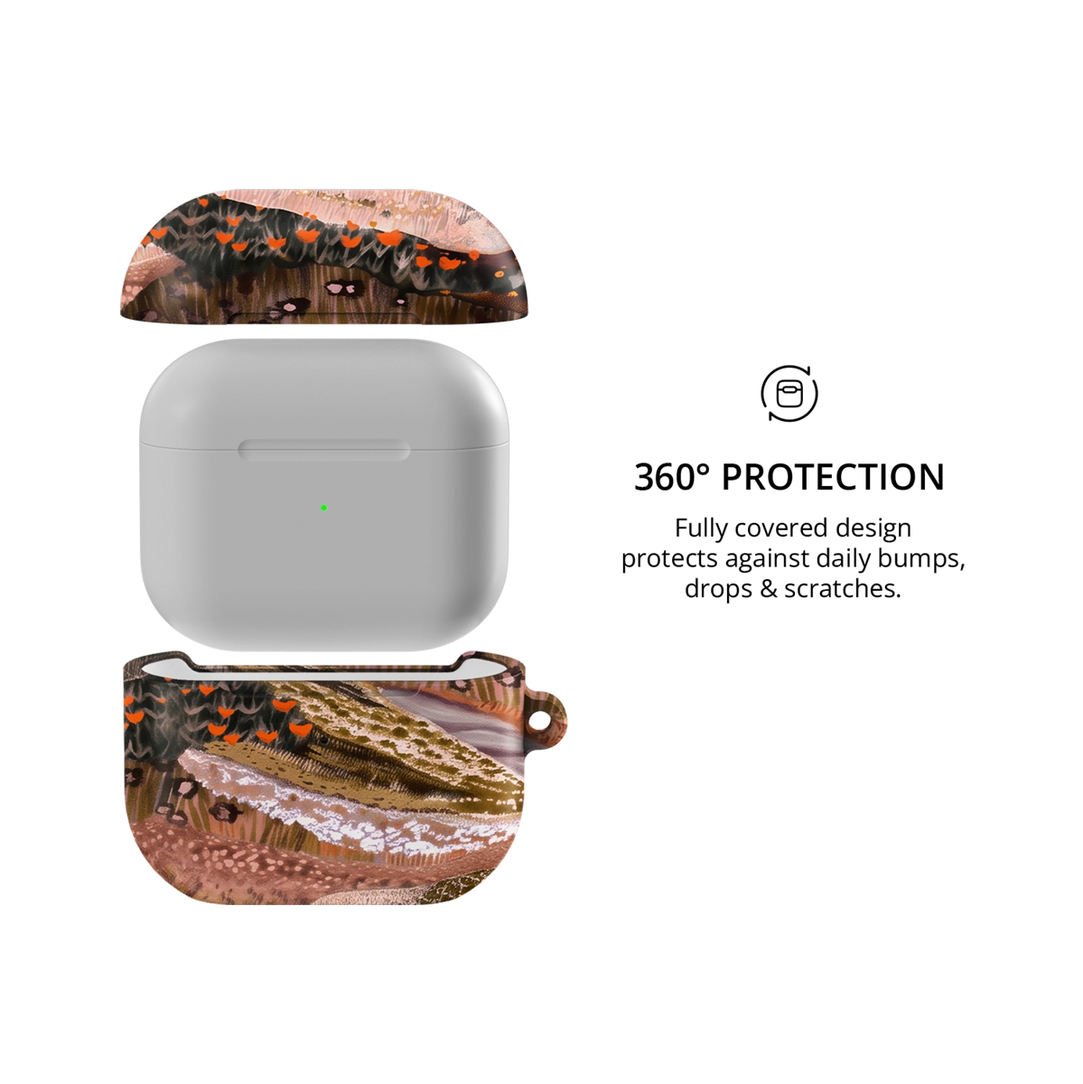 Wildmere | Terracotta Abstract Landscape AirPods Case
