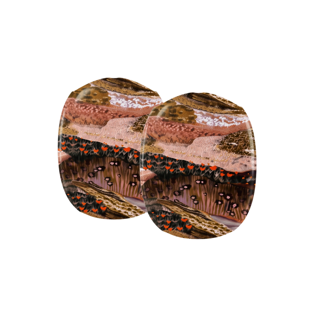 Wildmere | Terracotta Abstract Landscape AirPods Max Case