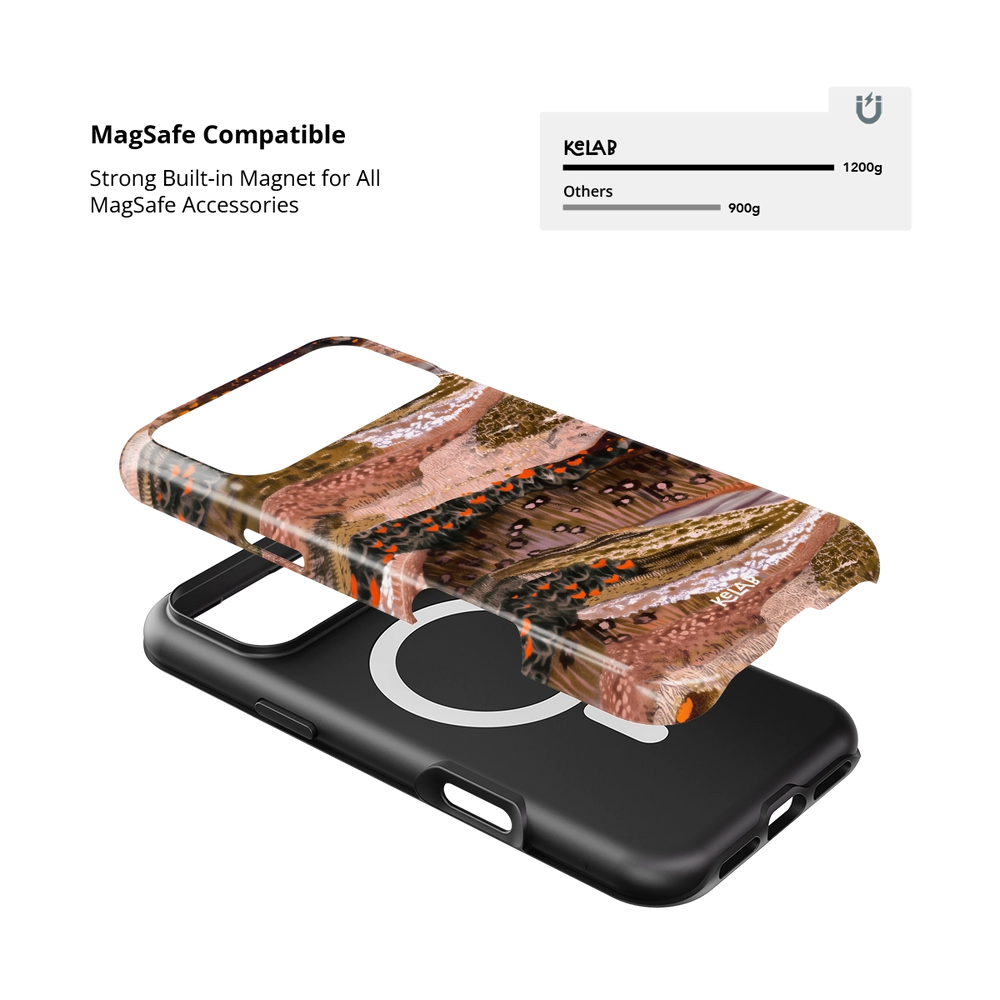 Wildmere | Terracotta Abstract Landscape iPhone Case