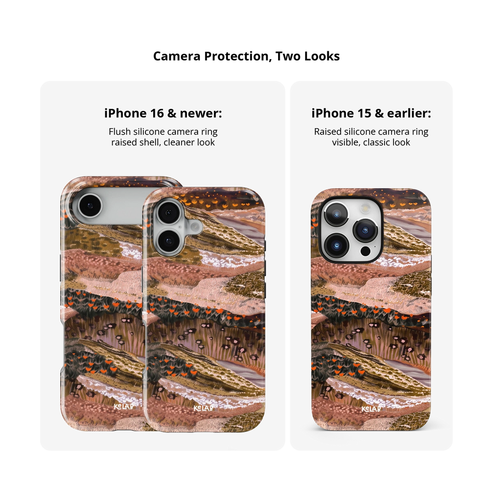 Wildmere | Terracotta Abstract Landscape iPhone Case