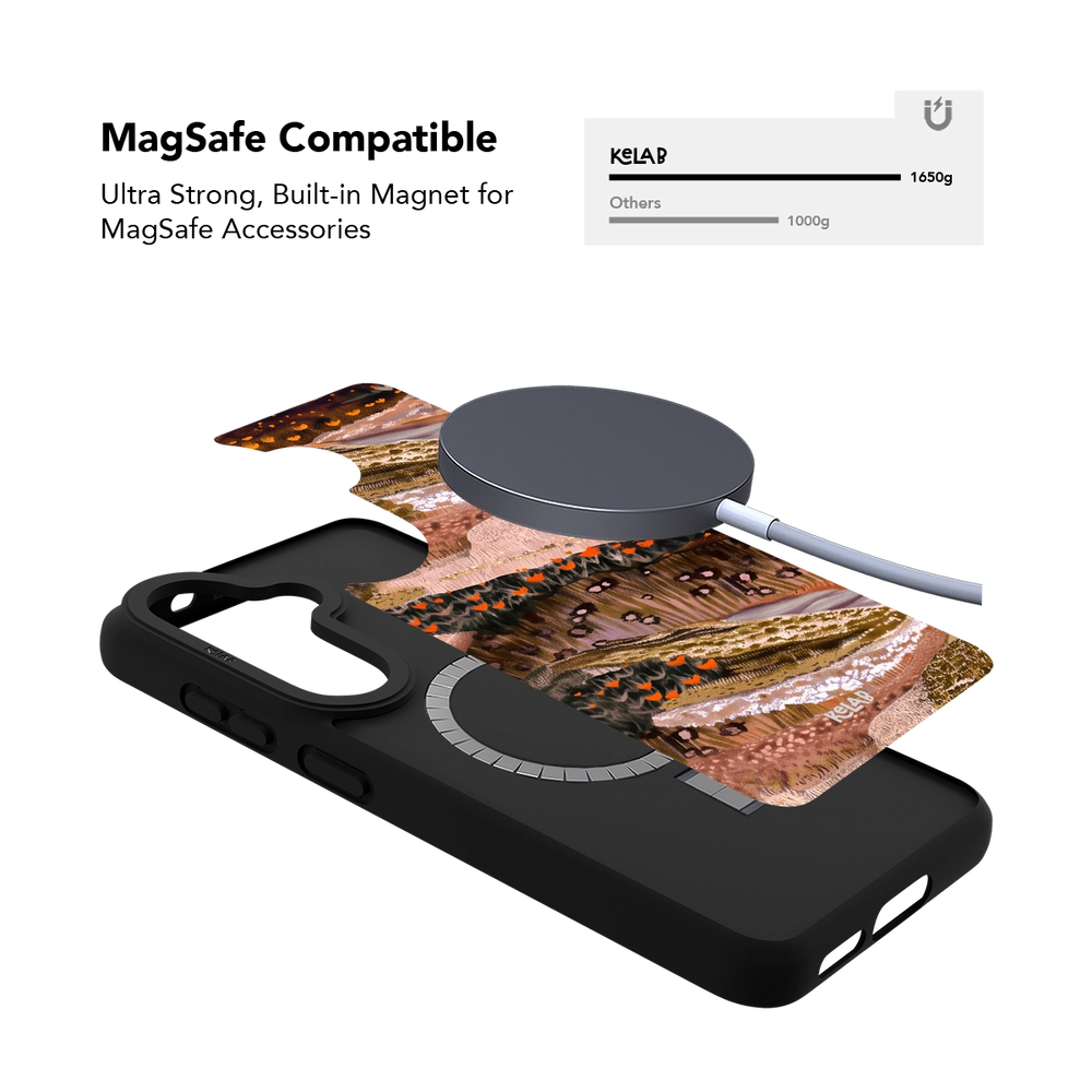 Wildmere | Terracotta Abstract Landscape Samsung Case
