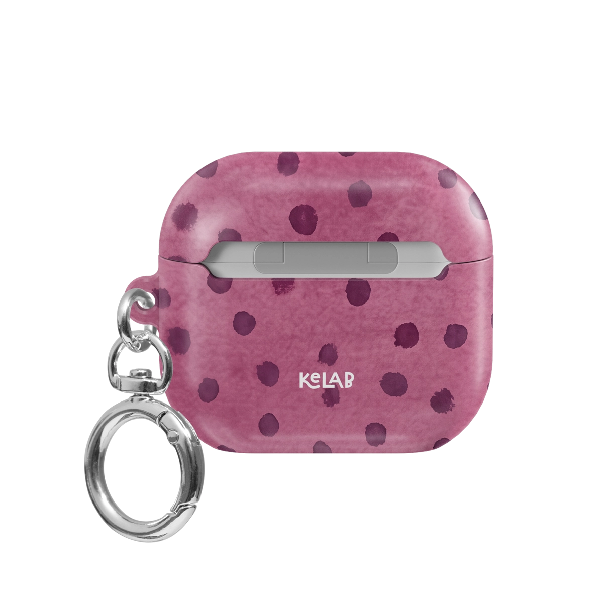 Rosehush | Pink Watercolor Polka Dot AirPods Case
