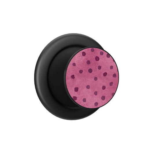 Rosehush | Pink Watercolor Polka Dot MagSafe Grip
