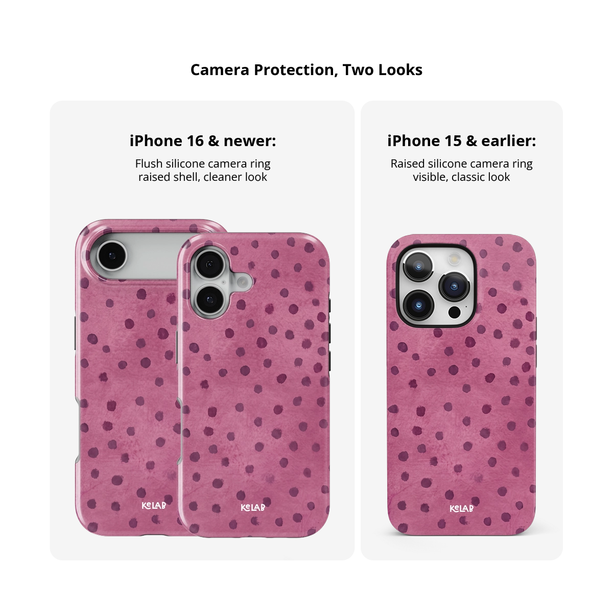 Rosehush | Pink Watercolor Polka Dot iPhone Case