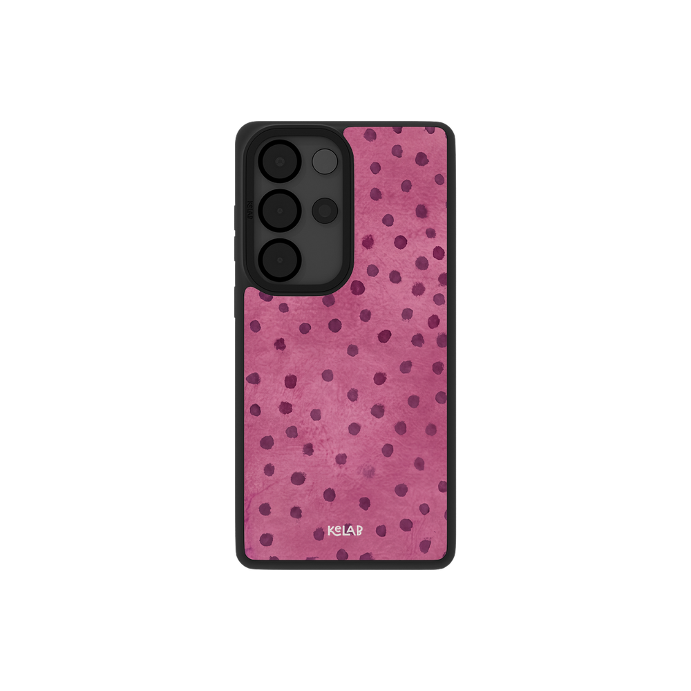 Rosehush | Pink Watercolor Polka Dot Samsung Case