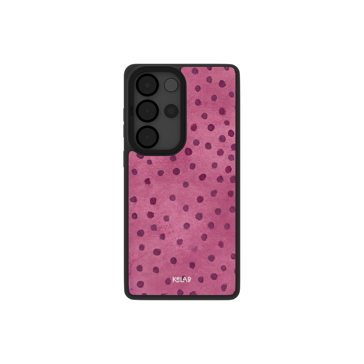 Rosehush | Pink Watercolor Polka Dot Samsung Case