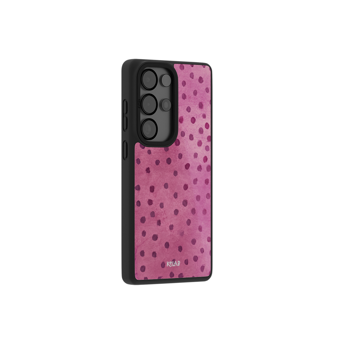 Rosehush | Pink Watercolor Polka Dot Samsung Case