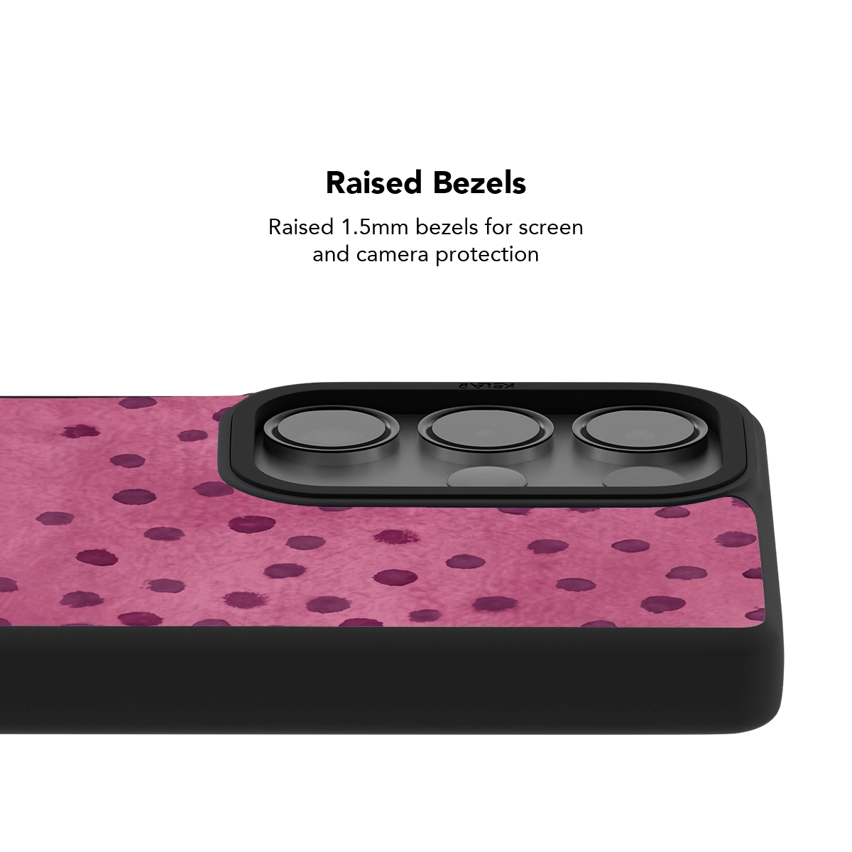 Rosehush | Pink Watercolor Polka Dot Samsung Case