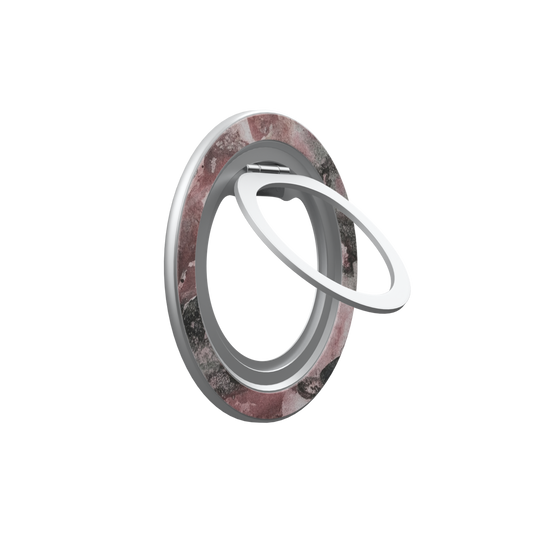 Smoke Mauve | Gray Mauve Marble MagSafe Ring Stand