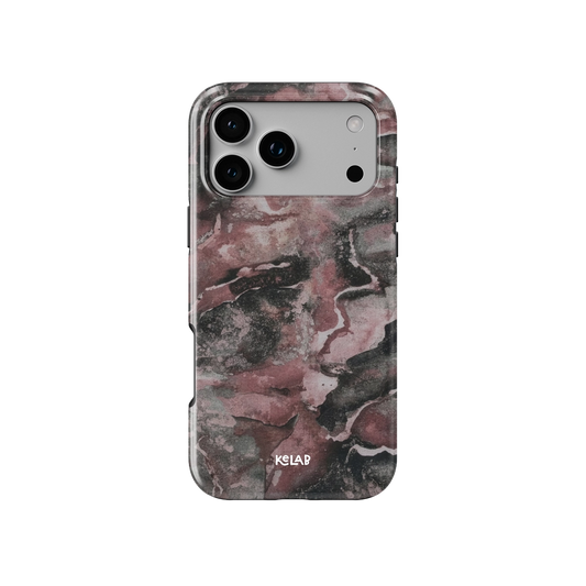 Smoke Mauve | Gray Mauve Marble iPhone Case