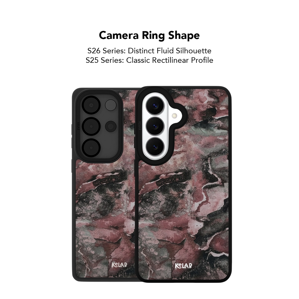Smoke Mauve | Gray Mauve Marble Samsung Case