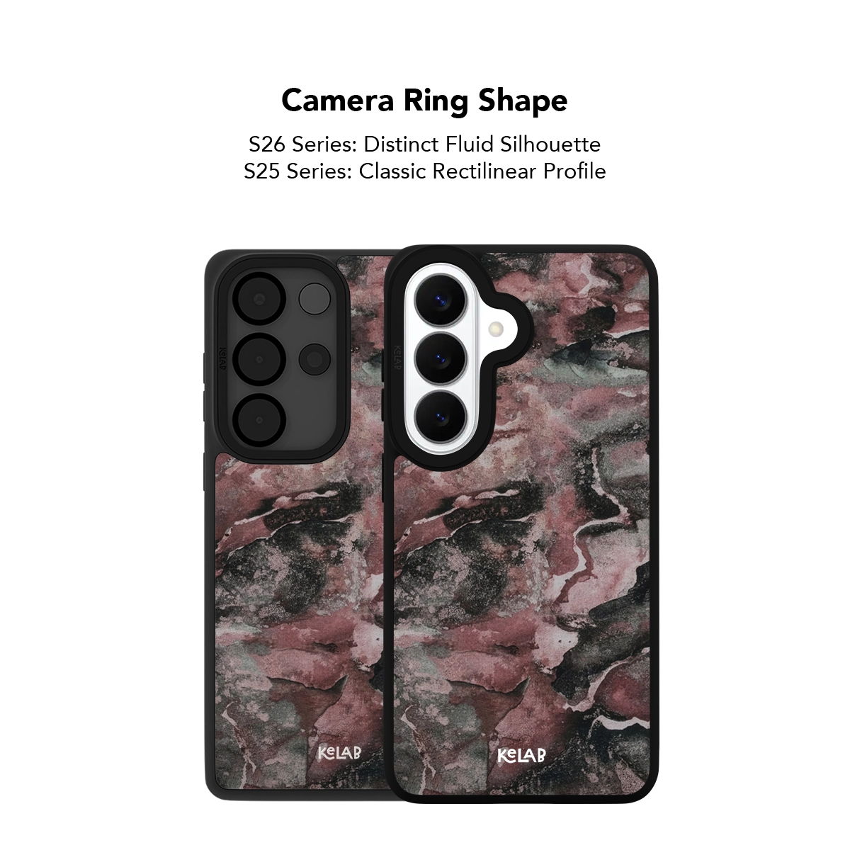 Smoke Mauve | Gray Mauve Marble Samsung Case