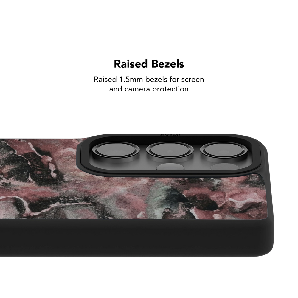 Smoke Mauve | Gray Mauve Marble Samsung Case