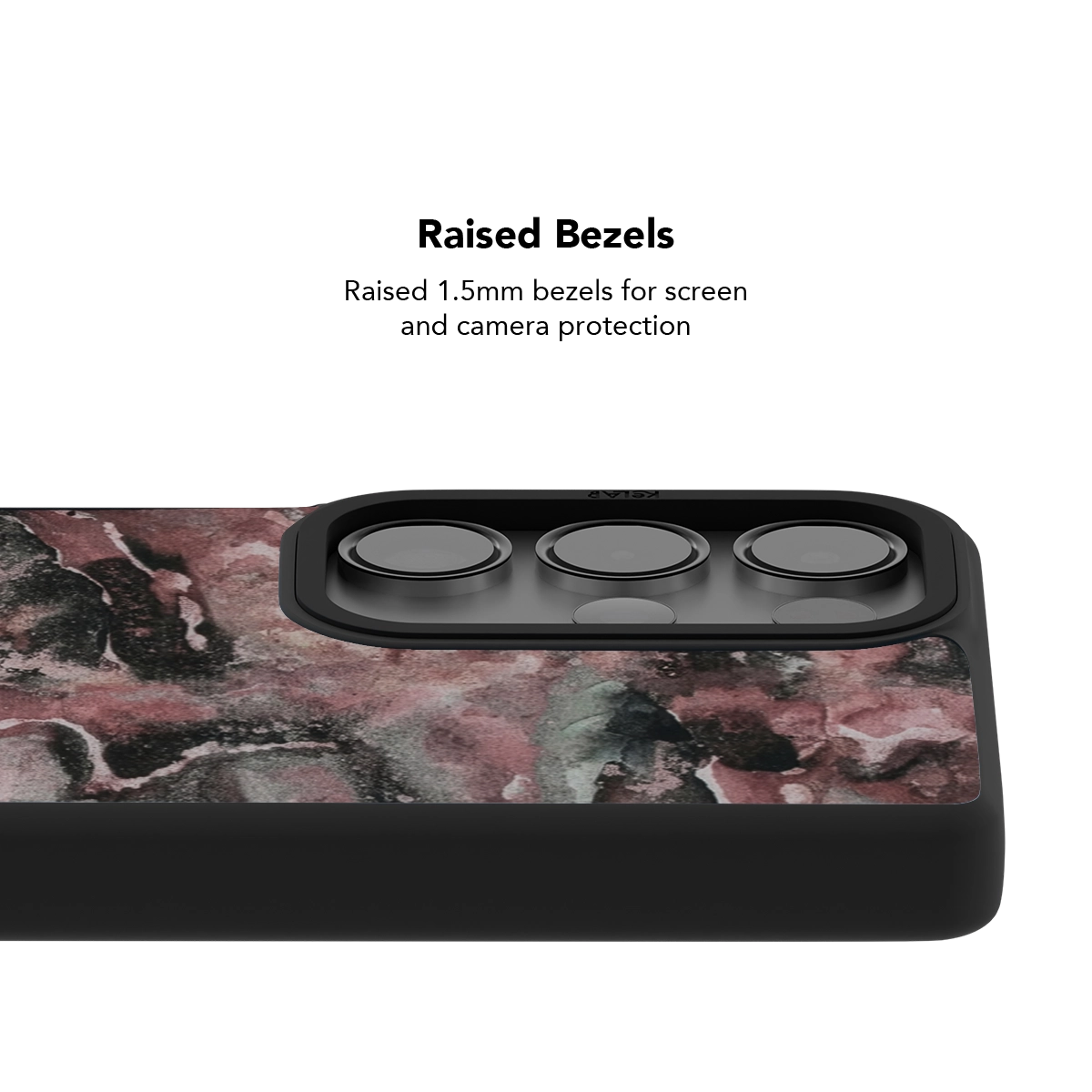 Smoke Mauve | Gray Mauve Marble Samsung Case