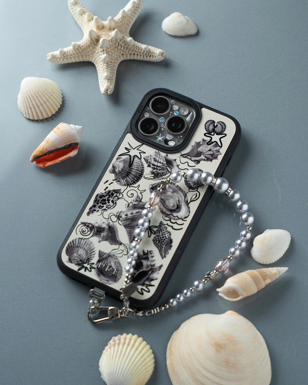 Seashell Sketch iPhone Case – styled look 1