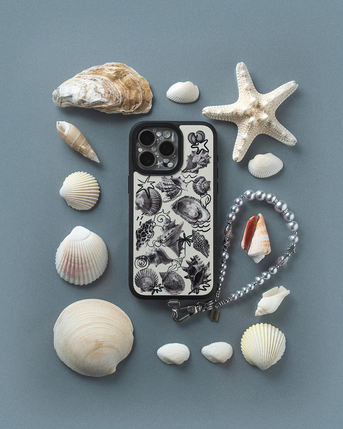 Seashell Sketch iPhone Case – styled look 3