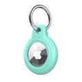Mint Green AirTag Case - Waterproof Secure Holder with Key Ring. Lightweight and protective GPS accessory holder.