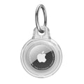AirTag Case - Waterproof Secure Holder with Key Ring in clear design. Durable GPS accessory for protecting and attaching your Apple AirTag to valuables.