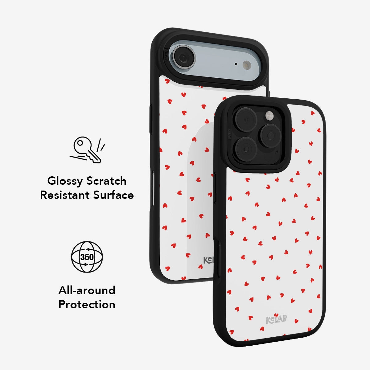 Minimalist Red Heart Phone Case