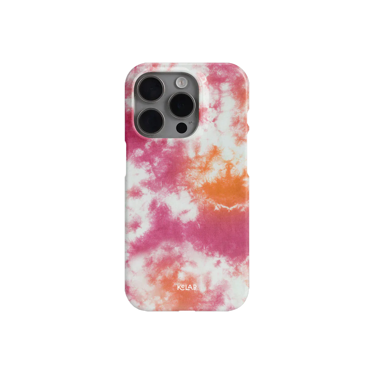 Citrus Blush | Pink-Orange Tie-Dye Phone Case