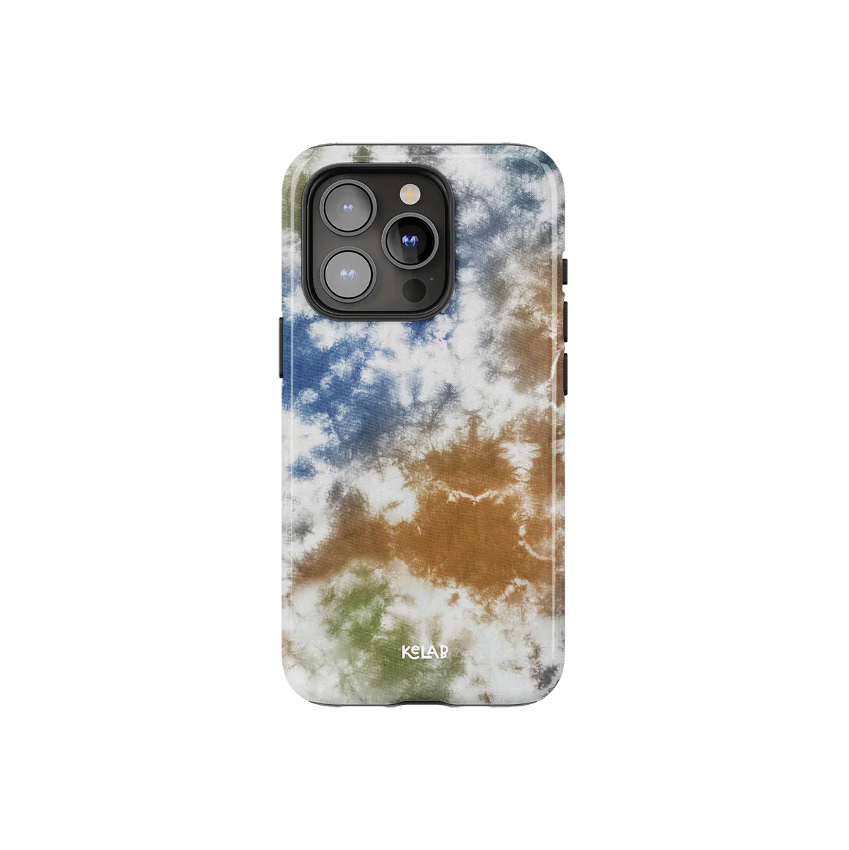 Indigo Soil | Brown-Blue Tie-Dye Phone Case