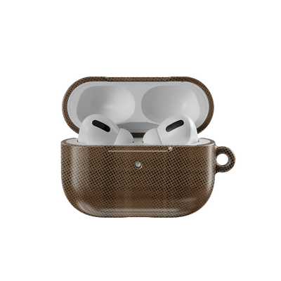 Chestnut | Brown Flannel Minimalist AirPods Case