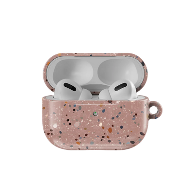 Rose Clay | Pink Paint Splatter AirPods Case