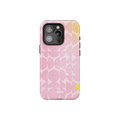 Bubblegum Breeze | Pink Phone Case with Retro Geometric Design